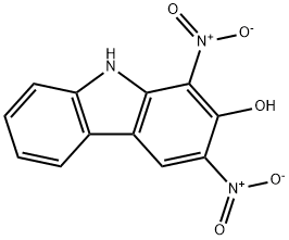 2-HYDROXY-1,3-DINITROCARBAZOLE Structure