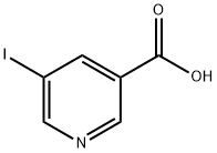 5-ヨードニコチン酸 化学構造式