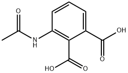 3-乙酰氨基邻苯二甲酸 结构式