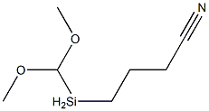 3-氰基丙基甲基二甲氧基硅烷, 153723-40-1, 结构式