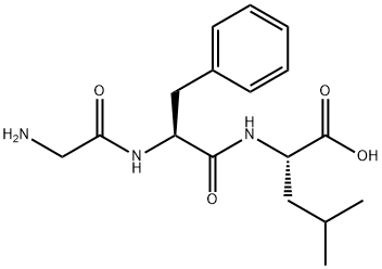 H-GLY-PHE-LEU-OH, 15373-56-5, 结构式