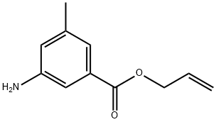 3-氨基-5-甲基苯甲酸烯丙酯, 153775-25-8, 结构式