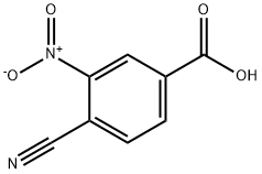 4-氰基-3-硝基苯甲酸,153775-42-9,结构式