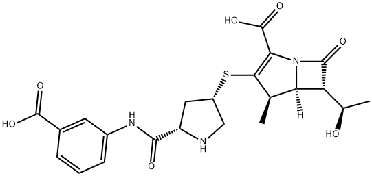 厄他培南, 153832-46-3, 结构式