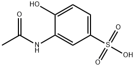 2-ACETAMIDOPHENOL-4-SULFONIC ACID Struktur