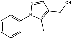 (5-甲基-1-苯基-1H-吡唑-4-基)甲醇, 153863-35-5, 结构式