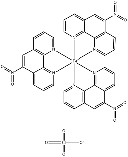 5-NITRO-1,10-PHENANTHROLINE FERROUS PERCHLORATE Structure