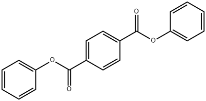 1,4-ベンゼンジカルボン酸ジフェニル 化学構造式