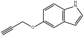 5-(prop-2-ynynloxy)indole Struktur