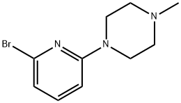 1-(6-溴吡啶-2-基)-4-甲基哌嗪, 153976-27-3, 结构式