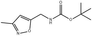 N-BOC-5-(アミノメチル)-3-ブロモイソオキサゾール 化学構造式