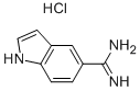 1H-INDOLE-5-CARBOXAMIDINE HYDROCHLORIDE Structure
