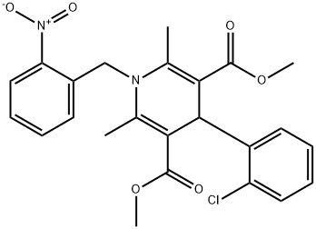 笼状 CA2+ 通道拮抗剂, 154026-67-2, 结构式