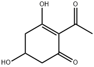 2-Cyclohexen-1-one, 2-acetyl-3,5-dihydroxy- (9CI) Struktur