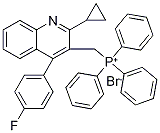 [2-Cyclopropyl-4-(4-fluorophenyl)-quinolin-3-ylmethyl]-triphenyl-phosphonium bromido