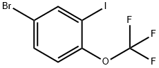 4-溴-2-碘-1-(三氟甲氧基)苯,154065-33-5,结构式