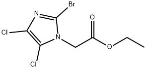 ETHYL 2-(2-BROMO-4,5-DICHLORO-1H-IMIDAZOL-1-YL)ACETATE Structure