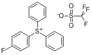 (4-FLUOROPHENYL)DIPHENYLSULFONIUM TRIFLATE Structure