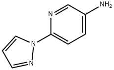 6-(1H-吡唑-1-基)吡啶-3-胺,154095-29-1,结构式