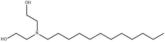 N-ラウリルジエタノールアミン 化学構造式