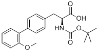 L-2-(BOC-AMINO)-3-(2'-METHOXYBIPHENYL-4-YL)PROPANOIC ACID Struktur
