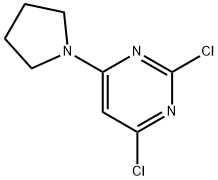 2,4-二氯-6-(吡咯烷-1-基)嘧啶, 154117-92-7, 结构式