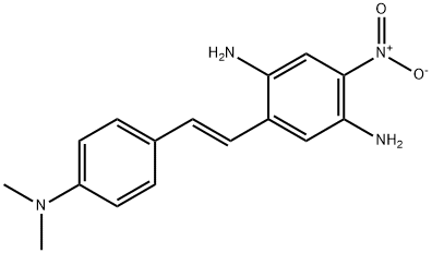 2,5-二氨基-4-硝基-4'-二甲氨基二苯乙烯,154151-01-6,结构式