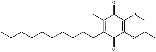 6-decyl-2-ethoxy-3-methoxy-5-methyl-1,4-benzoquinone Structure
