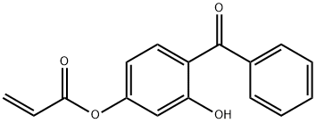 2-Hydroxy-4-acryloyloxybenzophenone Struktur