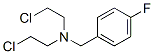 N,N-Bis(2-chloroethyl)-p-fluorobenzylamine Struktur