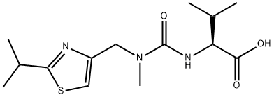 N-[N-甲基-N-[(2-异丙基-4-噻唑基)甲基]氨基羰基]-L-缬氨酸,154212-61-0,结构式