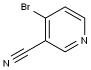 4-Bromo-3-cyanopyridine Struktur