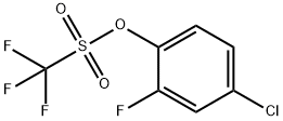 4-Chloro-2-fluorophenyl trifluoromethanesulphonate,154267-22-8,结构式