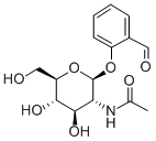 邻甲酰基苯基-2-乙酰氨基--脱氧-BETA-D-葡萄糖苷,15430-78-1,结构式