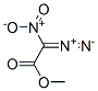 ジアゾ(ニトロ)酢酸メチル 化学構造式