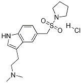 1-[[[3-[2-(DiMethylaMino)ethyl]-1H-indol-5-yl]Methyl]sulfonyl]pyrrolidine Monohydrochloride Structure