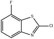 2-クロロ-7-フルオロベンゾ[D]チアゾール 化学構造式