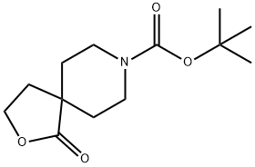 tert-butyl 1-oxo-2-oxa-8-azaspiro[4.5]decane-8-carboxylate Structure