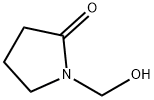 1-(ヒドロキシメチル)-2-ピロリジノン 化学構造式