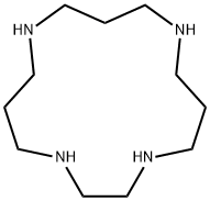 1,4,8,12-四氮杂环十五烷,15439-16-4,结构式