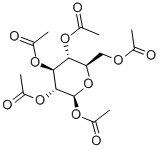 1,2,3,4,6-Penta-O-acetyl-b-D-glucopyranose Structure