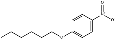4-N-HEXYLOXYNITROBENZENE Struktur