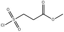 3-(クロロスルホニル)プロパン酸メチル 化学構造式
