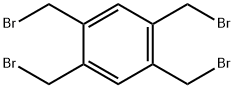 1,2,4,5-テトラキス(ブロモメチル)ベンゼン 化学構造式