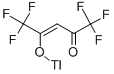 THALLIUM(I) HEXAFLUOROACETYLACETONATE Struktur