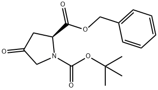 1-(叔丁基) 4-氧代吡咯烷-1,2-二甲酸 2-苄酯, 154456-97-0, 结构式