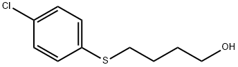 4-(p-chlorophenylthio)butanol Struktur