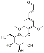 シナプアルデヒドグルコシド 化学構造式