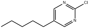2-クロロ-5-ペンチルピリミジン 化学構造式