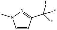1-メチル-3-トリフルオロメチル-1H-ピラゾール 化学構造式